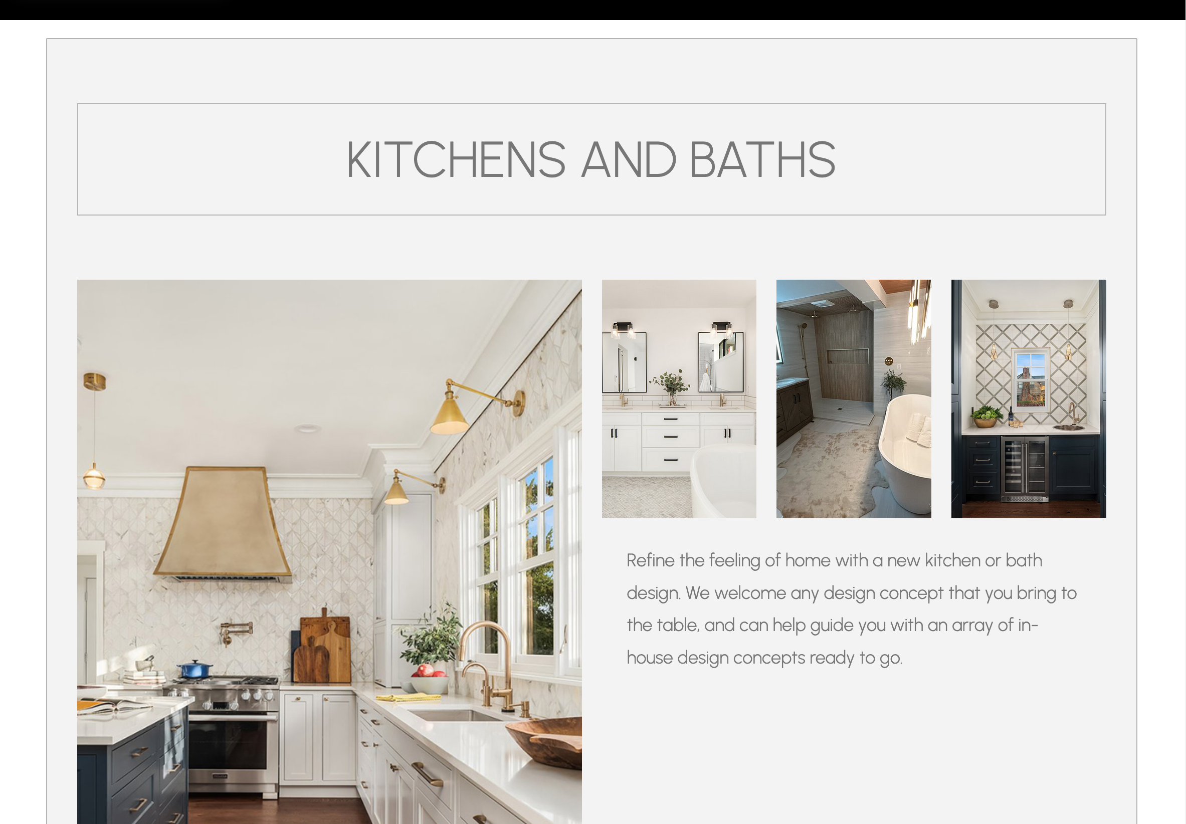 sound construction webpage snippet